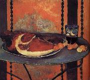 There is still life ham Paul Gauguin